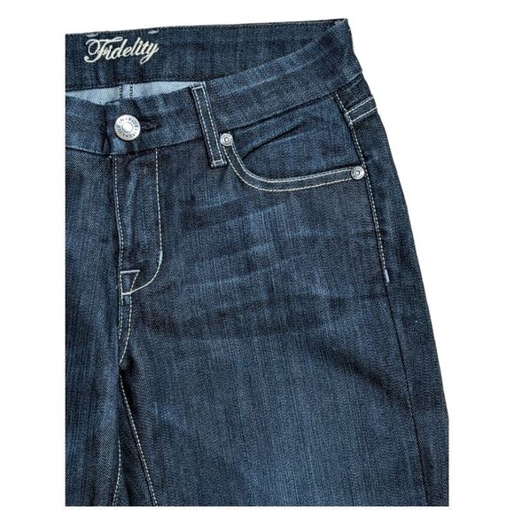 Fidelity Jason Trotzuk Royal Denim Houston Calvary Skinny Fit Jeans Size 26 NWOT - Picture 4 of 9